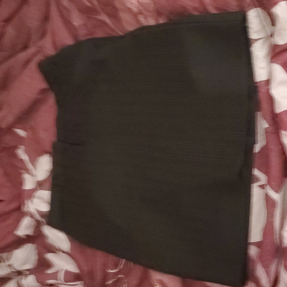 Black pencil skirt